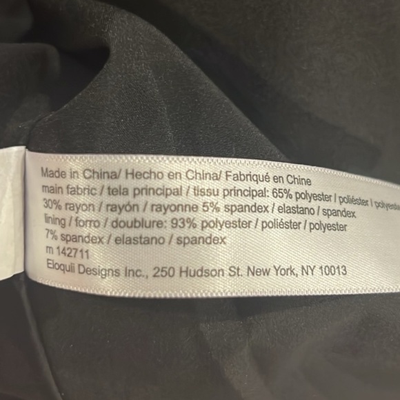 Eloquii women’s black two button blazer size 22 NWT - Picture 6 of 9